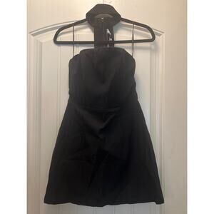 NWT Luvalot Women’s Sleeveless Choker Neck Good Zip Lollipop Dress Size 10 Black